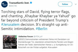 Redner auf Berliner Anti-Israel-Demonstration rief zu Salafisten-Geste auf