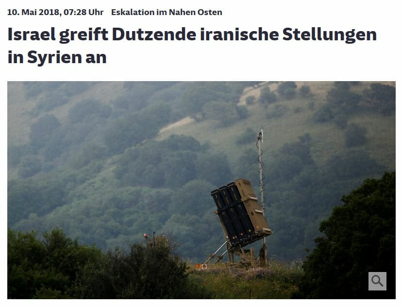 Süddeutsche Zeitung macht angegriffenes Israel zum Aggressor