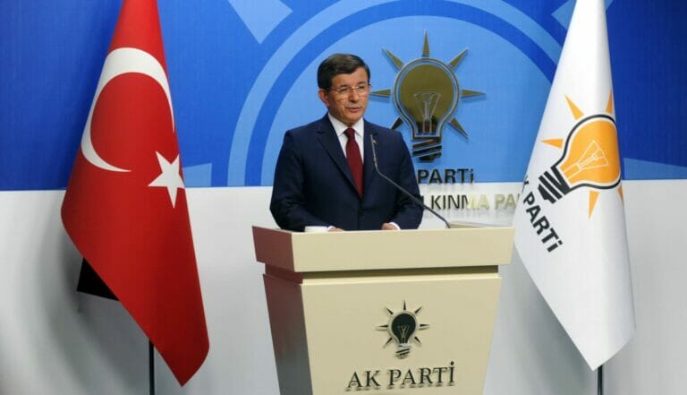 Der ehemalige türkische Premier- und Außenminister Ahmet Davutoglu
