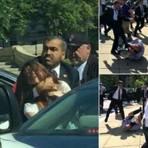 Erdogans Bodyguards attackieren Demonstranten in Washington