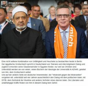 Deutscher Innenminister hofiert Islamisten
