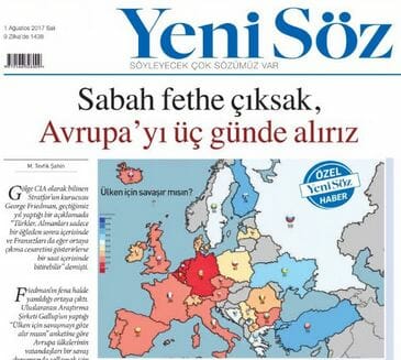 Erdogannahe Zeitung: Türkei kann Europa in drei Tagen erobern