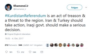 Warum der Iran gegen das Referendum in Irakisch-Kurdistan ist