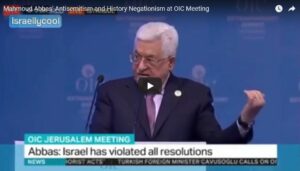 Antisemitische Geschichtsklitterung von Mahmud Abbas