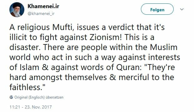 Rohani fordert Muslime auf, Verschwörung mit Israel zu durchkreuzen