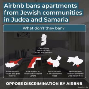 Die Aussonderung von Israel durch Airbnb „riecht nach Antisemitismus“