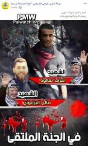 "Gemäßigte Palästinenser" feiern Judenmörder als Helden