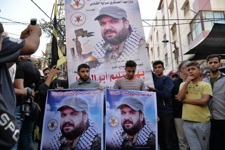 Trauerfeier für den in Gaza getöteten PIJ-Führer Baha Abu al-Atta