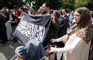 Demonstration von Islamisten in Deutschland