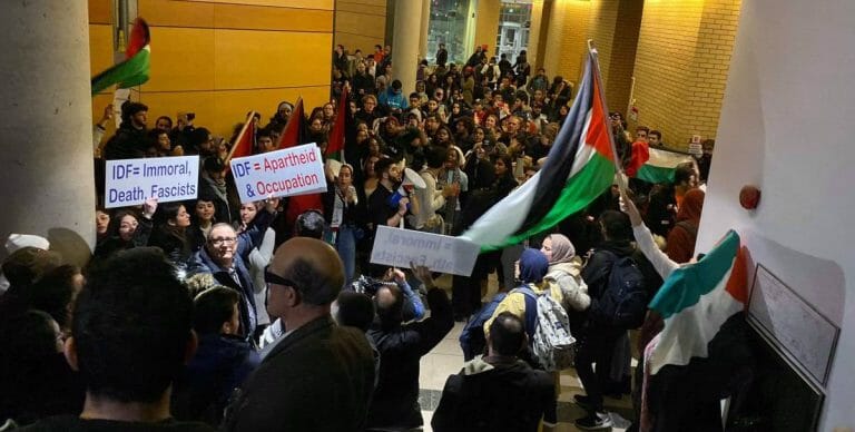 Störaktion propalästinensischer Gruppierungen an der York University