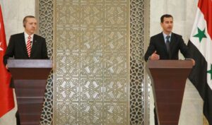 Der tükische Präsident Erdogan und sein syrischer Amtskollege Assad im Jahr 2009