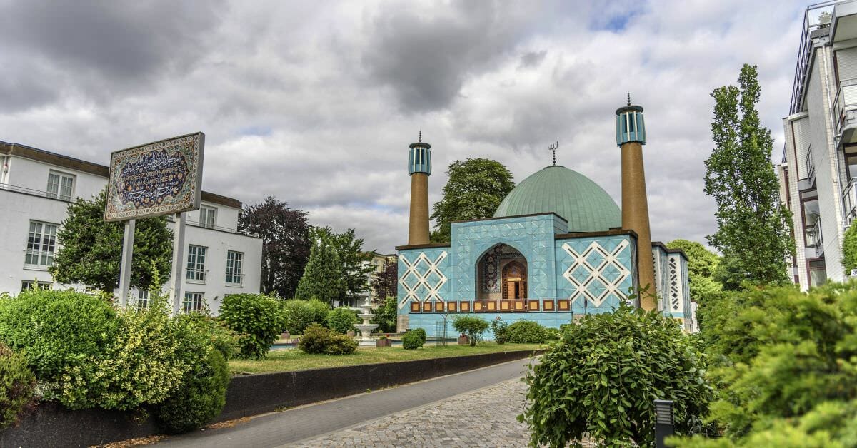 Die „Blaue Moschee“ des Islamischen Zentrum Hamburg