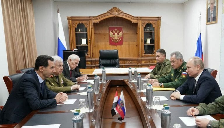 Treffen zwischen Putin und Assad am 7. Januar in Damaskus