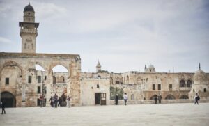 Das Gelände des Tempelbergs mit Al-Aqsa-Moschee in Jerusalem ist wegen Corona geschlossen