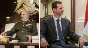 Der libysche General Haftar und Syriens Präsident Assad
