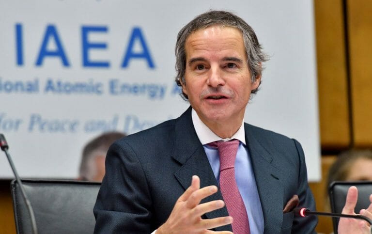 Am 10. März erklärt IAEO-Chef Rafael Grossi, dass es nichtgeklärte Fragen bezüglich Irans Atomprogramm gibt