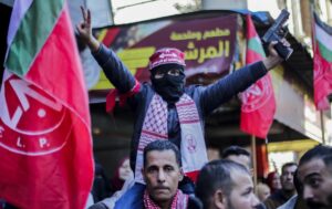 Aufmarsch der PFLP im Gazastreifen