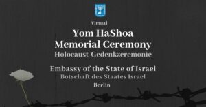 Antisemiten störten die Holocaust-Gedenkzeremonie der israelischen Botschaft in Berlin