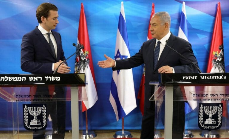 Österreichs Kanzler Kurz und Israels Premier Netanjahu