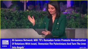 Die Journalistin Fatima Triki kritisierte auf Al-Jazeera, dass saudische Fenrsehserien die Juden zu Engeln erklären würden
