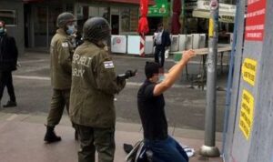 Antisemitisches Straßentheater der Israelboykott-Bewegung BDS