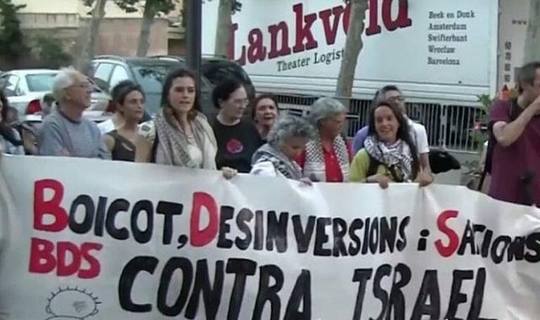 Demonstration der Israelboykott-Bewegung BDS in Spanien