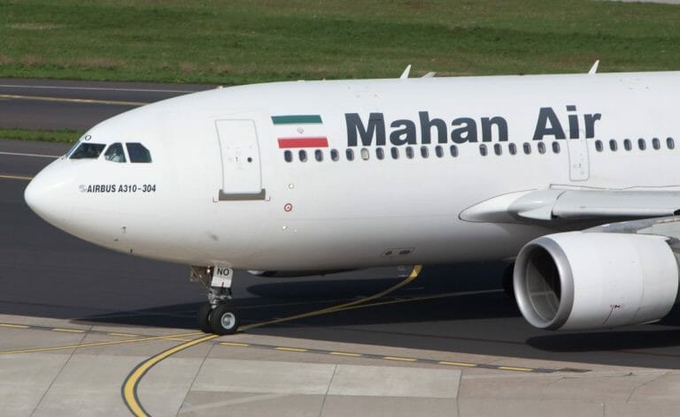 Iranische Luftlinie Mahan Air ignorierte die Corona-Bestimmungen