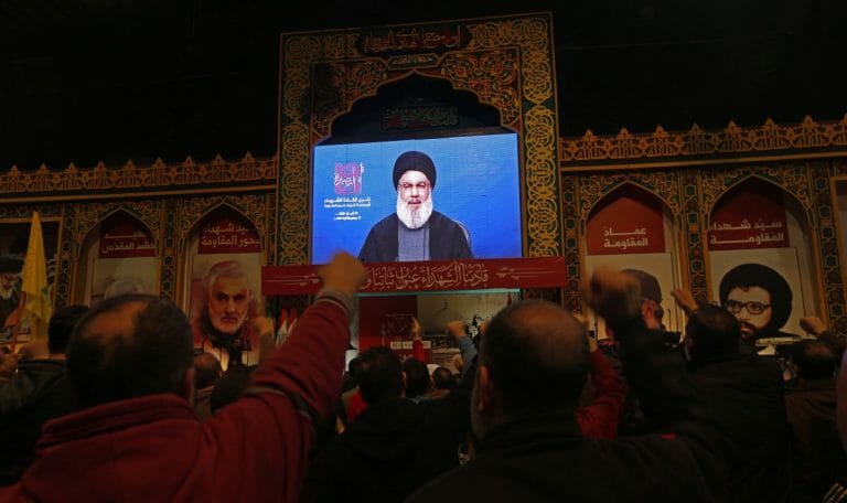 Aus Angst vor einer gezielten Tötung druch Israel tritt Hisbollah-Chef Nasrallah nur noch selten öffentlich auf