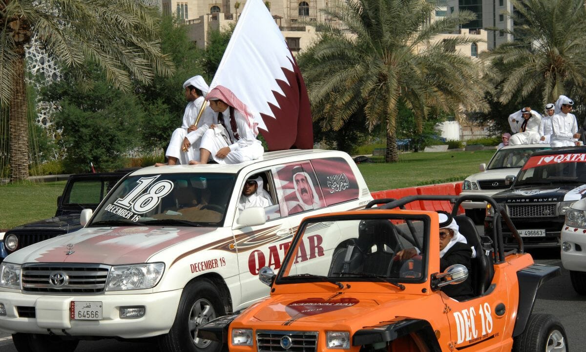 Kataris feiern den Unabhängigkeitstag ihres Landes