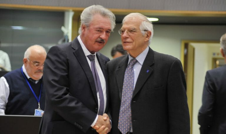 Zwei antiisraelische Hardliner in der EU: Luxemburgs Außenminister Asselborn und EU-Außenkommissar Borell