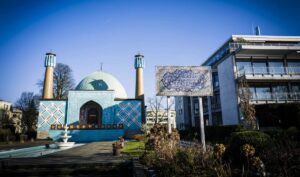 Die „Blaue Moschee“ des Islamischen Zentrums Hamburg