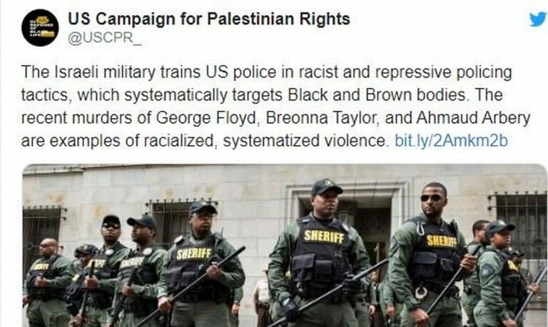 Immer wieder wird behauptet, US-Polizisten lernten Polizeigwalt in Israel