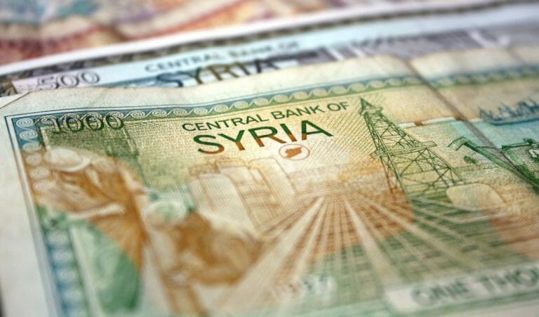 Das syrische Pfund ist auf einen neuen Tiefstand gefallen