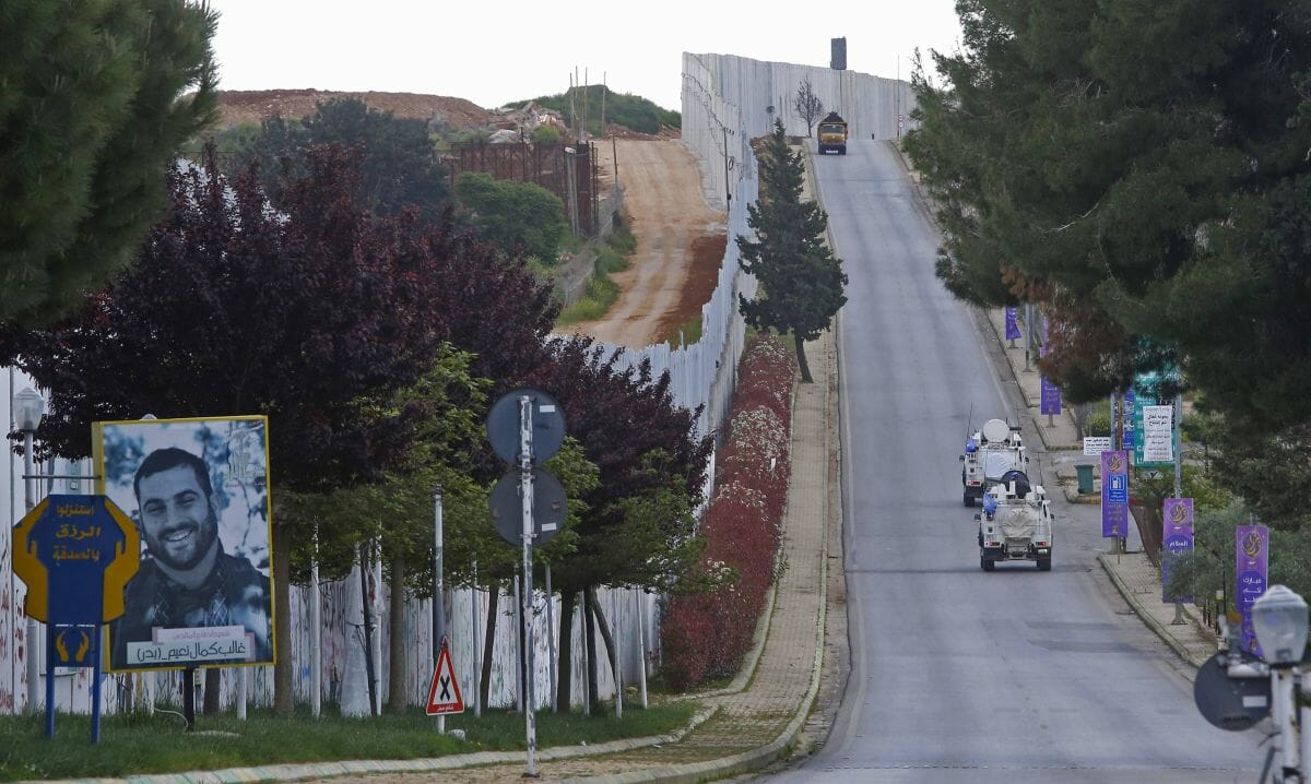 Grenze zwischen Israel und dem Libanon