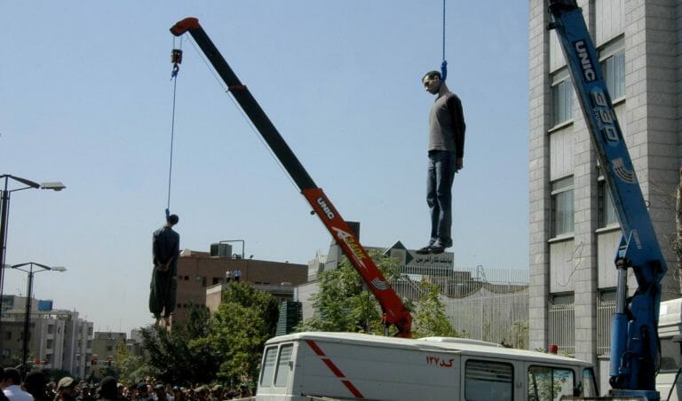 Öffentliche Hinrichtung in Teheran