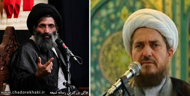 Die beiden iranischen Kleriker Abbas Mousavi Motlagh und Abbas Tabrizian