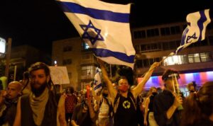 Vergangenen Samstag kam es zu Demonstrationen vor Netanjahus Amtssitz