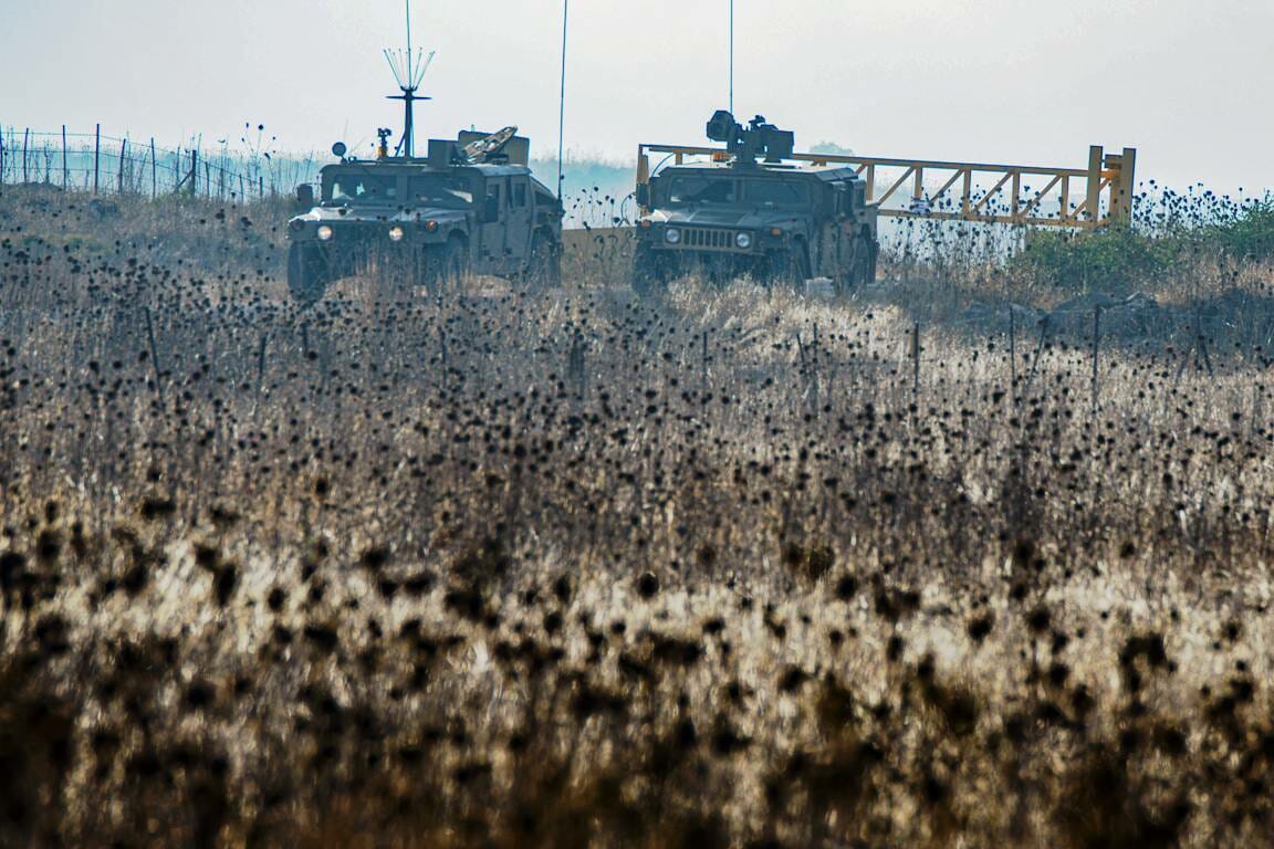 Israels Armee hat im Norden des Landes, wie hier am Golan, ihre Präsenz verstärkt. (imago images/Xinhua)