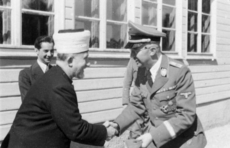 Der Mufti von Jerusalem Amin el-Husseini mit SS-Führer Heinrich Himmler