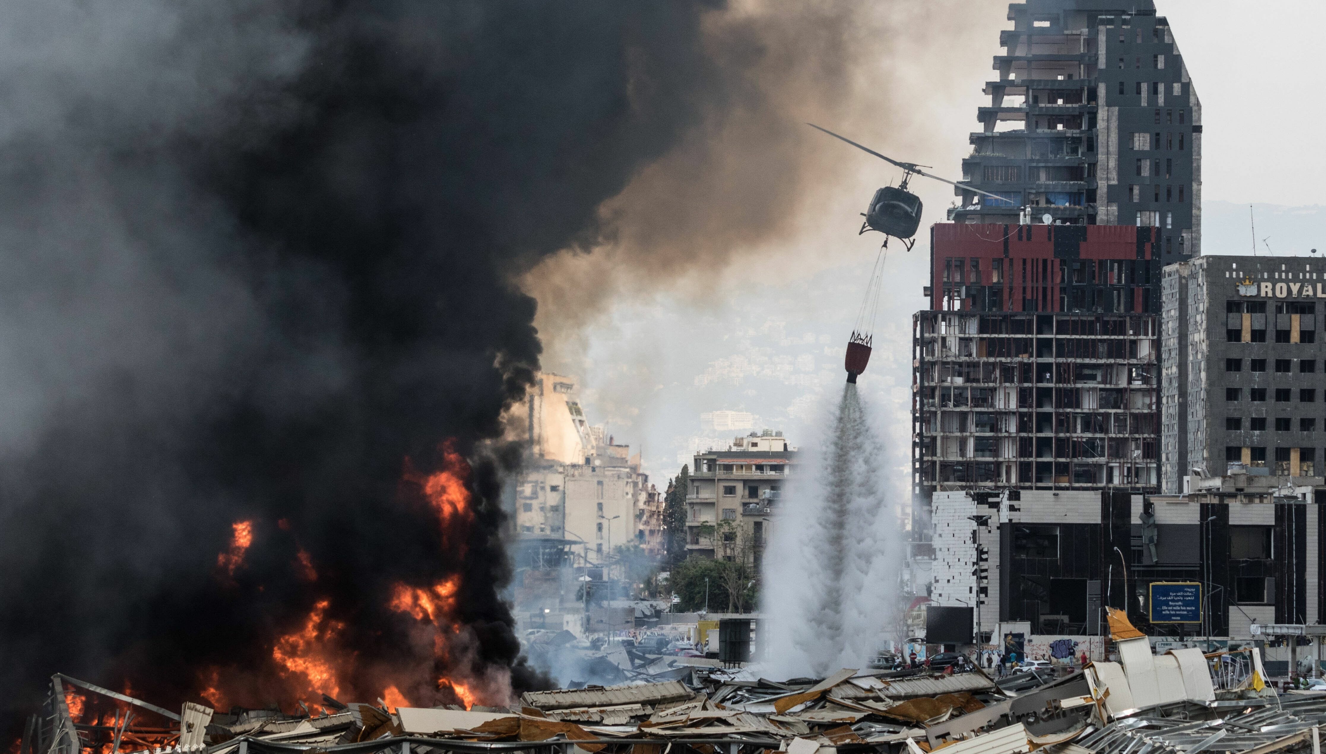 In Beirut explodierte jenes Ammoniumnitrat, dass die Hisbollah auch in Lagern in ganz Europa versteckt
