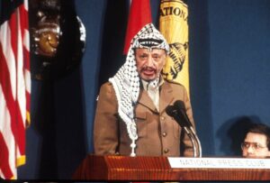 Maßgeblich für die Lage der Palästinenser verantwortlich: der 2004 verstorbene Jassir Arafat. (© imago images/ZUMA Press)