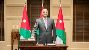 Jordaniens neuer Premierminister Bisher Khasawneh wird vereidigt