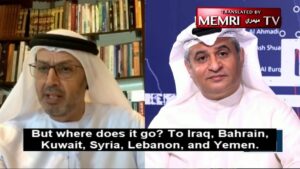 Der emiratische Politiker Dirar Belhoul al-Falasi im Gespräch mit dem kuwaitischen Diwan Al-Mulla Online TV