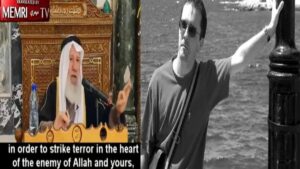Palästinensischer Islamgelehrter Scheich Issam Amira und französischer Lehrer Samuel Paty