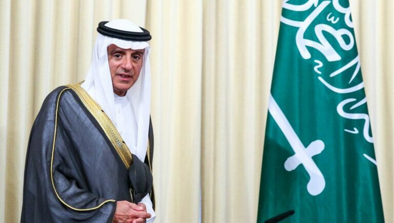 Saudi-Arabiens Staatsminister für Auswärtige Angelegenheiten Adel al-Jubeir