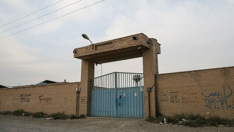 Eingang zu Irans geheimgehaltenem "nuklearen Warenhaus" in Turquzabad