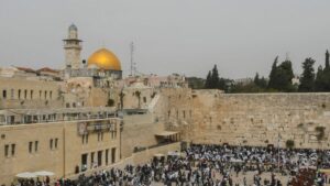 Laut UNO ein rein islamischer Ort: Tempelberg mit Felsendom in Jerusalem