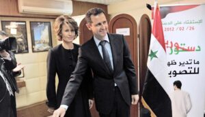 Asma al-Assad und ihr Ehemann Bashar