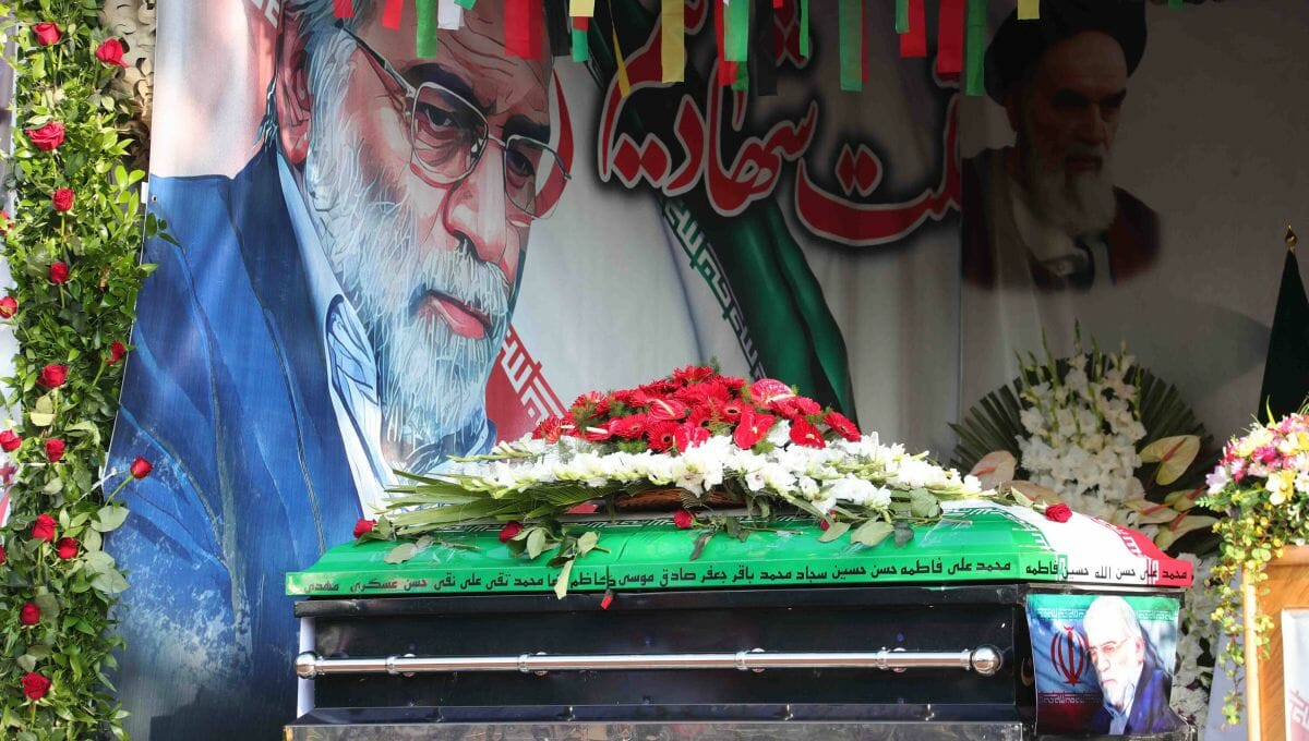 Begräbnis des bei einem Attentat ums Leben gekommenen iranischen Atomwisschenschaftlers Mohsen Fakhrizadeh