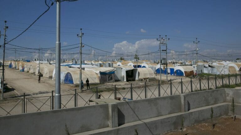 Das Flüchtlingslager Kabarto 2 im Nordirak